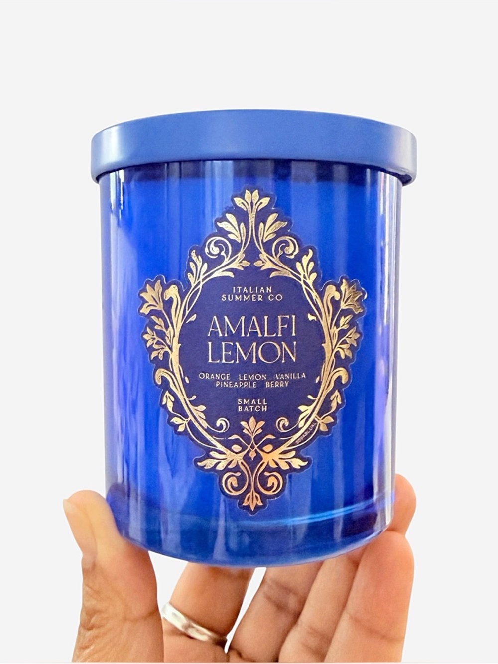 Leoben Company Amalfi Lemon Scented Candle Italian Summer Co. California Company